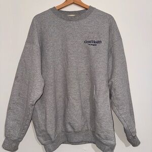 Men's Gray Crewneck Sweater